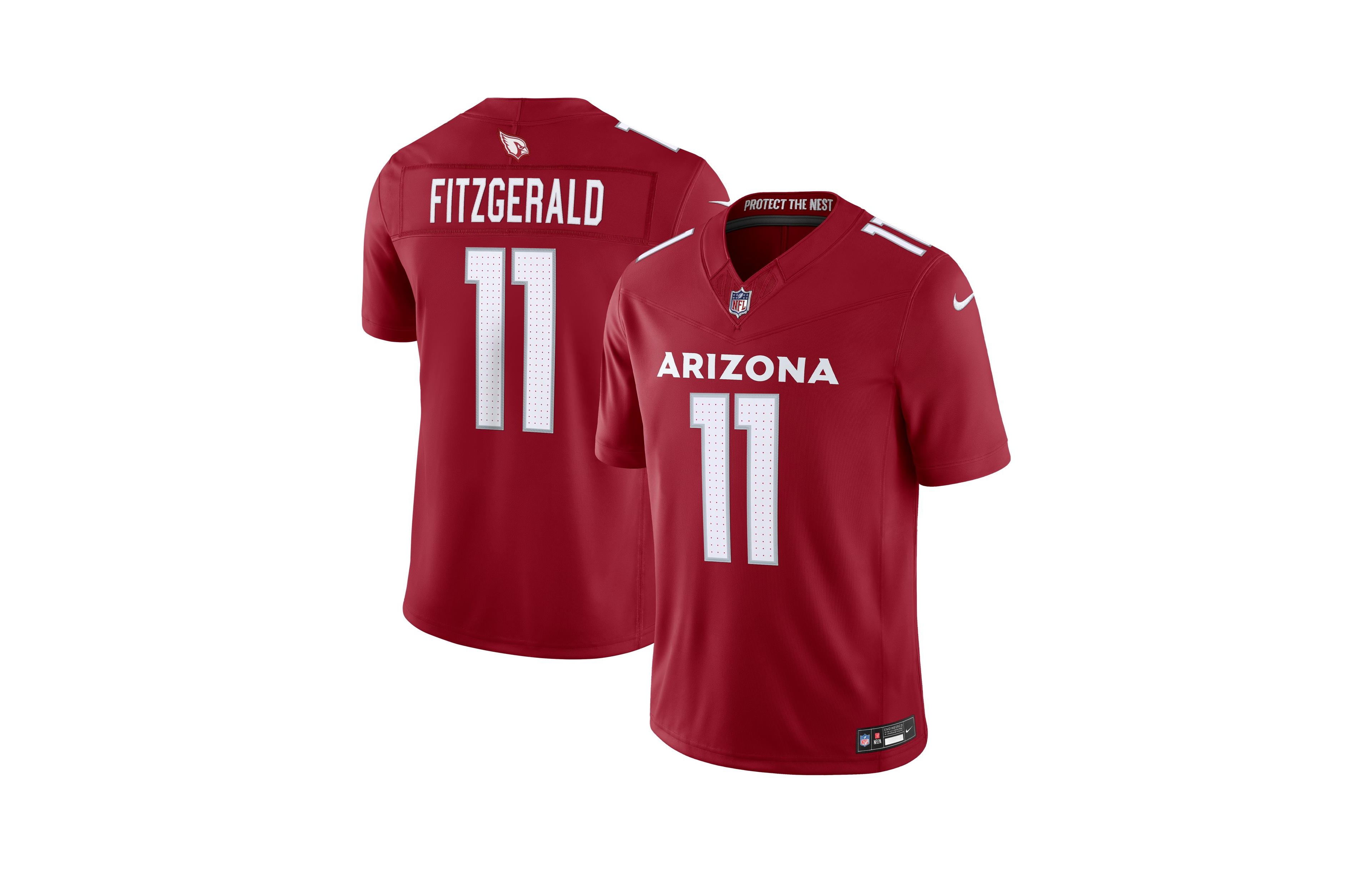 Nike Men's Larry Fitzgerald Cardinal Arizona Cardinals Vapor F.u.s.e. Stitched Retired Limited Jersey