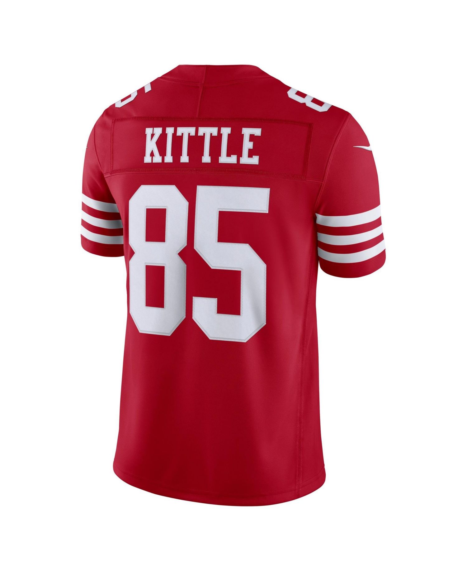 Men's George Kittle Scarlet San Francisco 49ers Vapor F.U.S.E. Stitched Limited Jersey