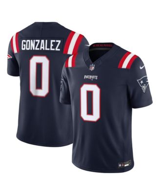 Men's Christian Gonzalez Navy New England Patriots Vapor F.U.S.E. Stitched Limited Jersey