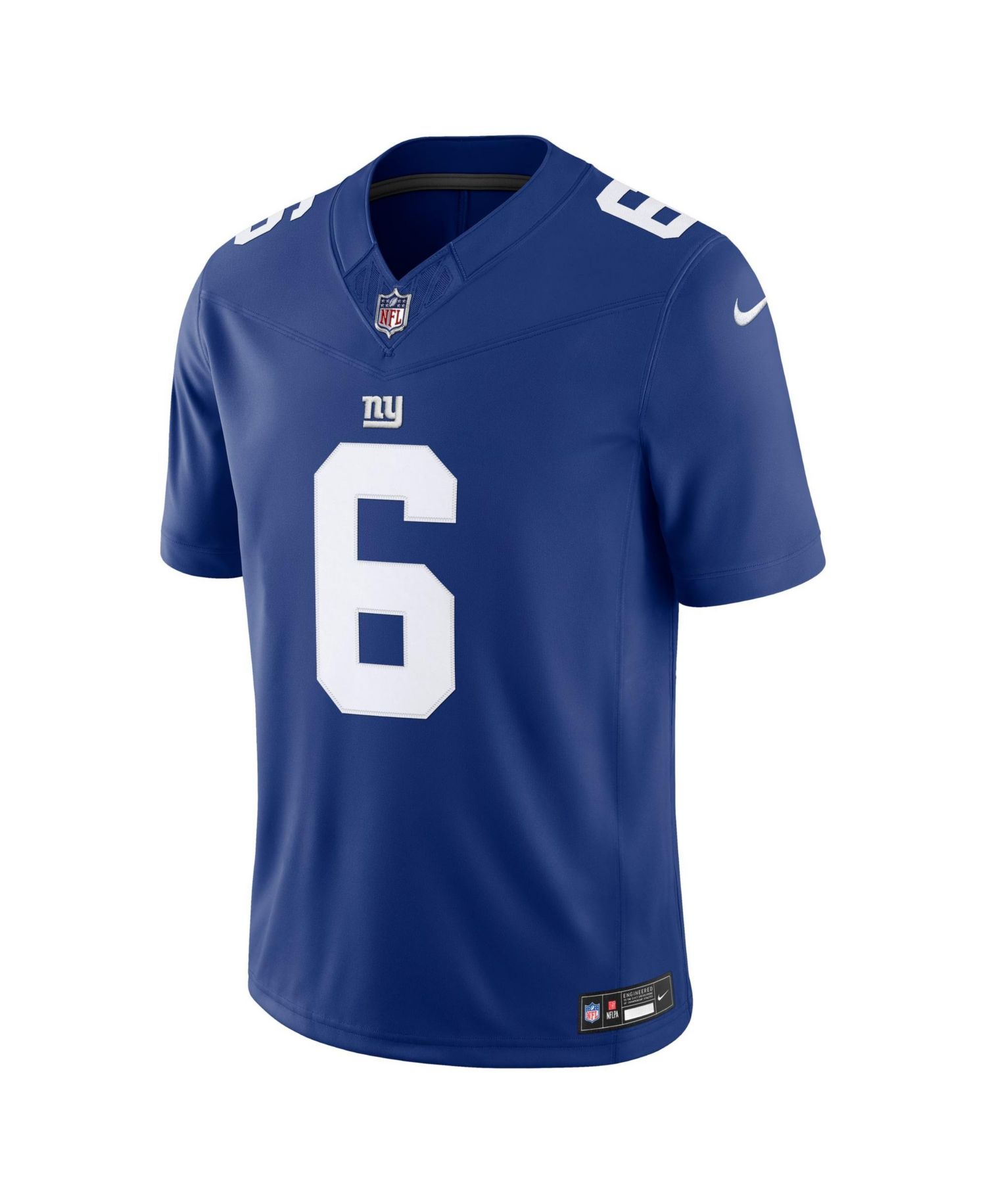 Men's Jaxson Dart Royal New York Giants Vapor F.U.S.E. Stitched Limited Jersey