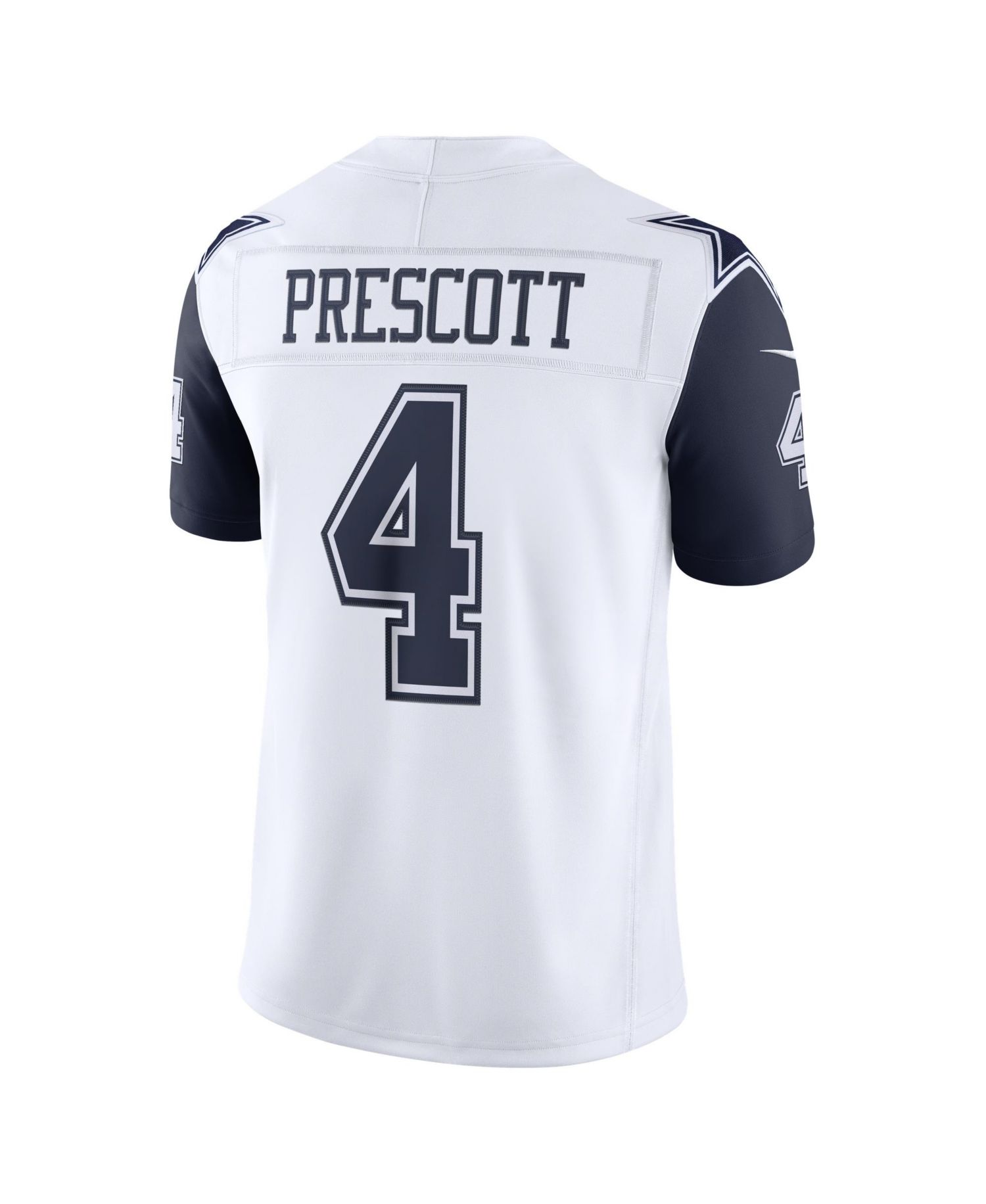 Men's Dak Prescott White Dallas Cowboys Alternate Vapor F.U.S.E. Stitched Limited Jersey
