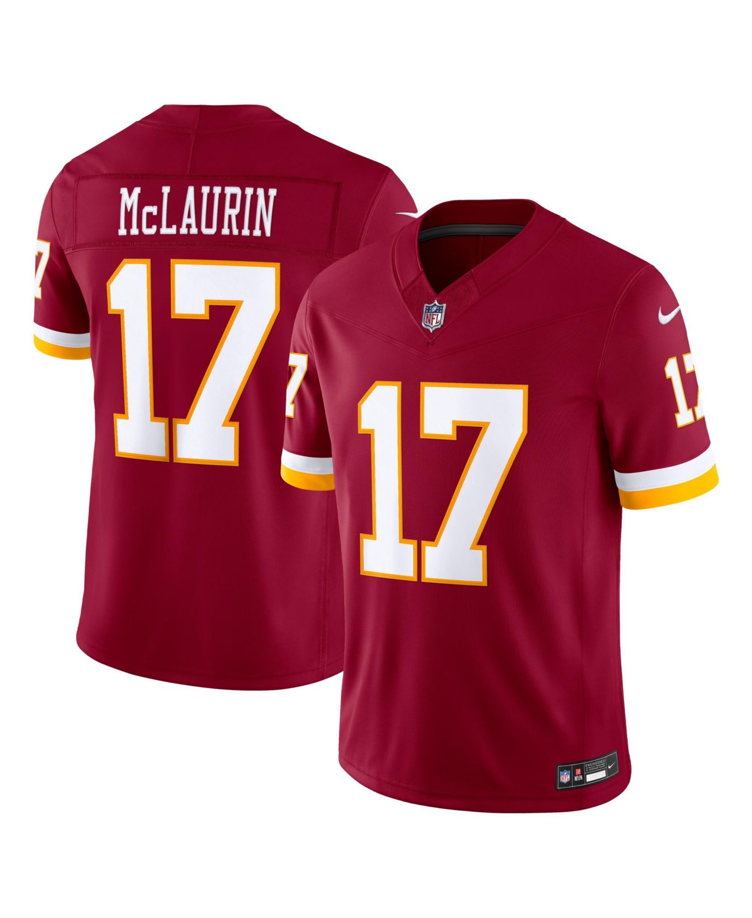 Men's Terry McLaurin Burgundy Washington Commanders Vapor F.U.S.E. Stitched Limited Jersey