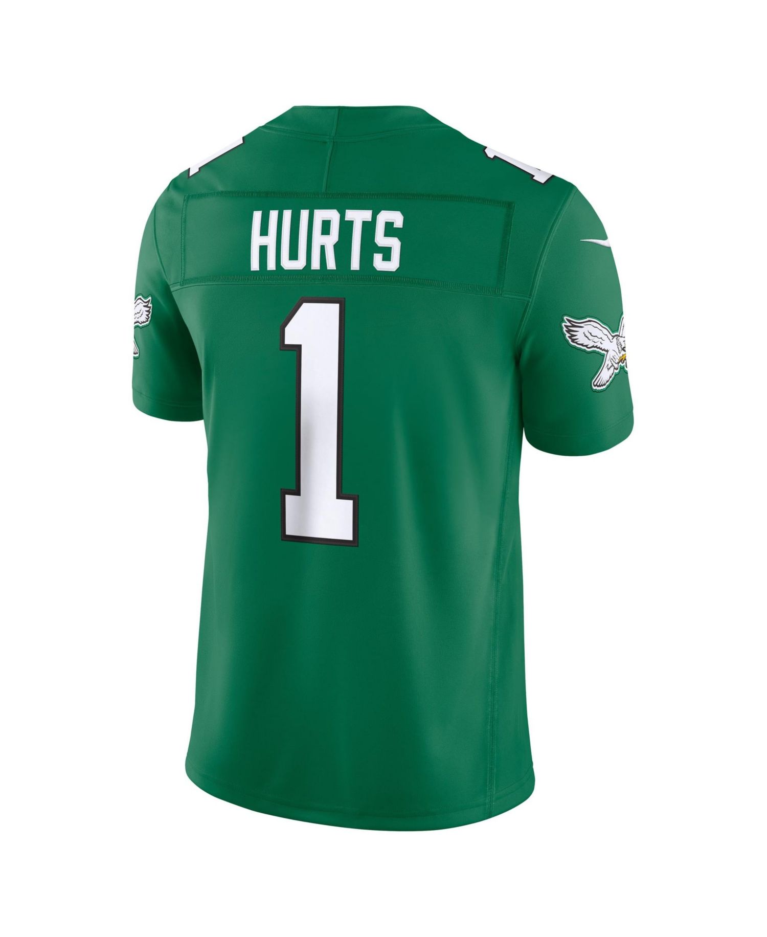 Men's Jalen Hurts Kelly Green Philadelphia Eagles Alternate Vapor F.U.S.E. Stitched Limited Jersey