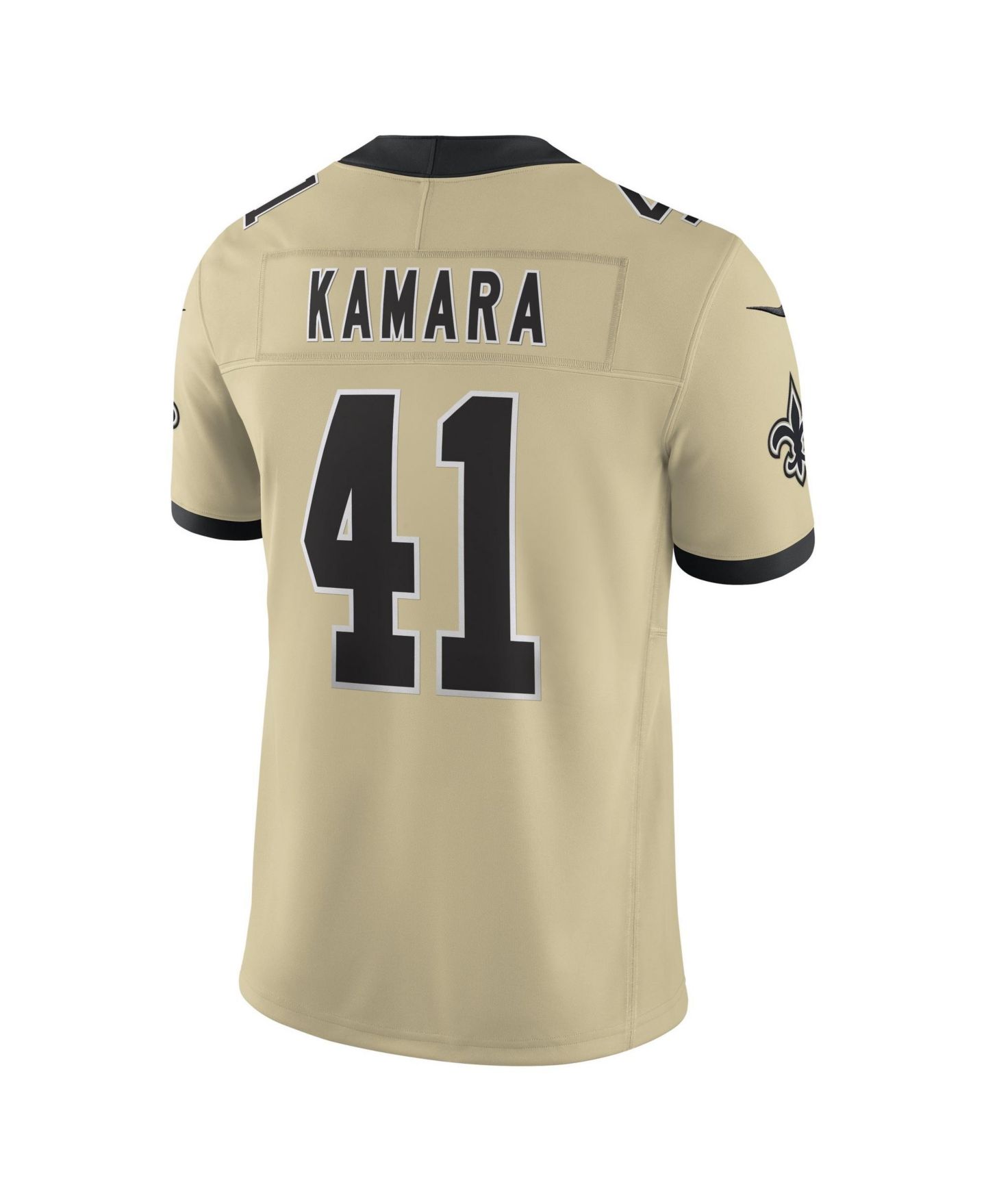Мужской топ Nike Alvin Kamara Gold New Orleans Saints Gameday Golds Alternate Vapor F.U.S.E. Limited Jersey — фото 5