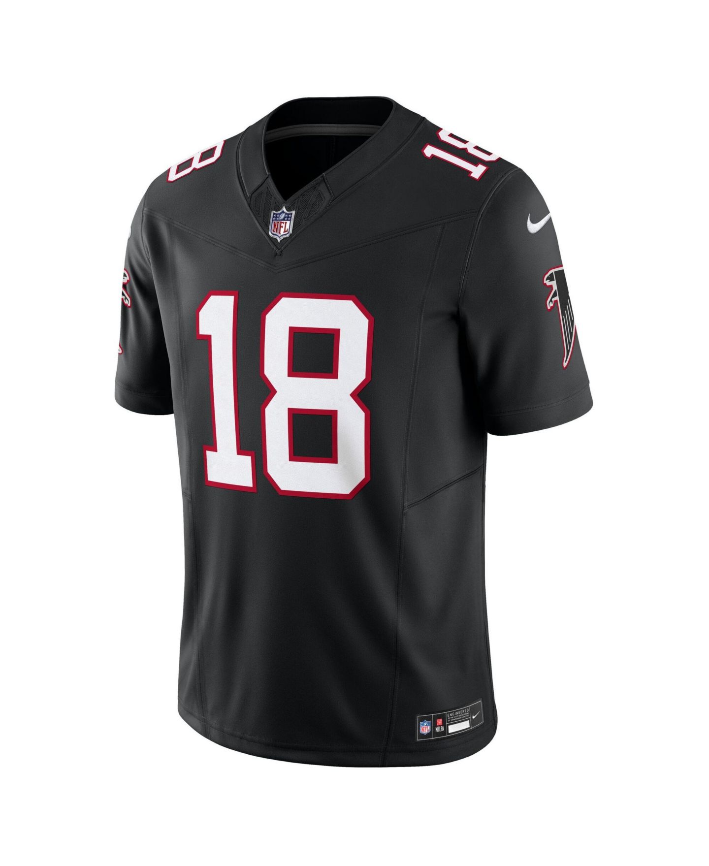 Мужской топ Nike Kirk Cousins Black Atlanta Falcons Vapor F.U.S.E. Limited Jersey — фото 4