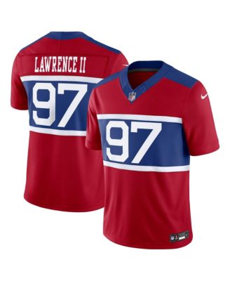 Men's Dexter Lawrence II Century Red New York Giants Alternate Vapor F.U.S.E. Limited Jersey
