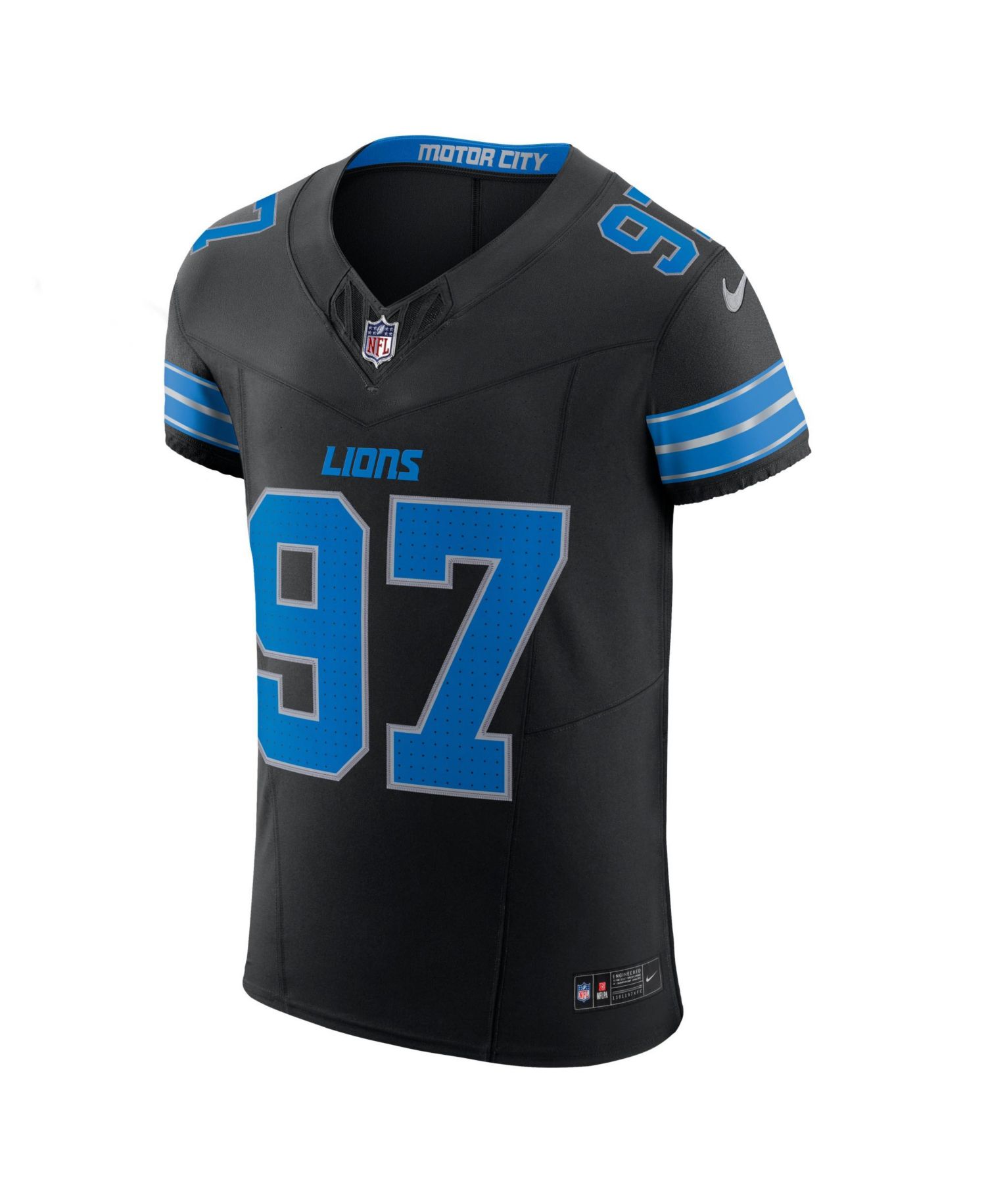 Men's Aidan Hutchinson Black Detroit Lions Alternate Vapor F.U.S.E. Elite Jersey
