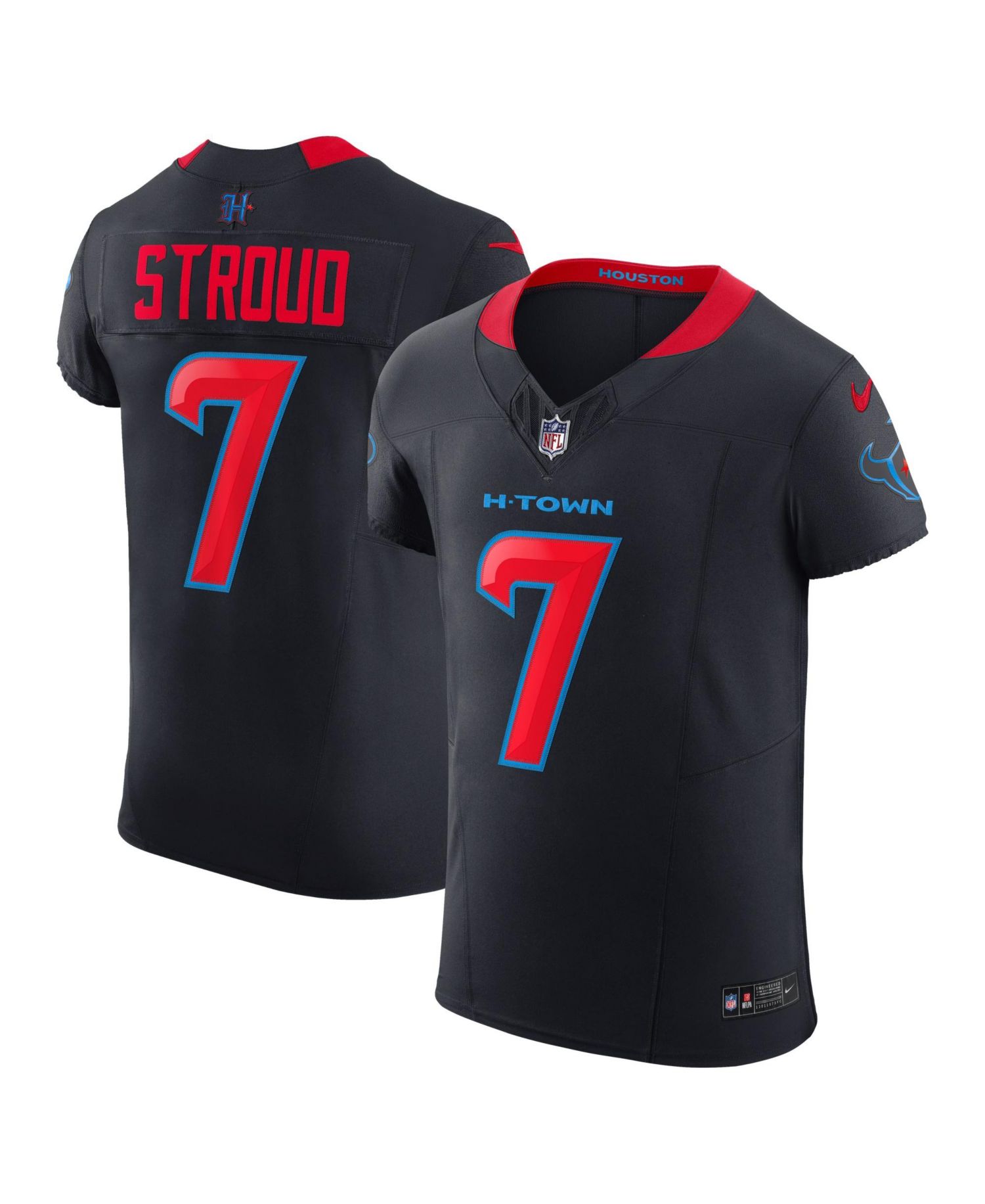 Men's C.J. Stroud Navy Houston Texans Alternate 2 Vapor F.U.S.E. Elite Jersey