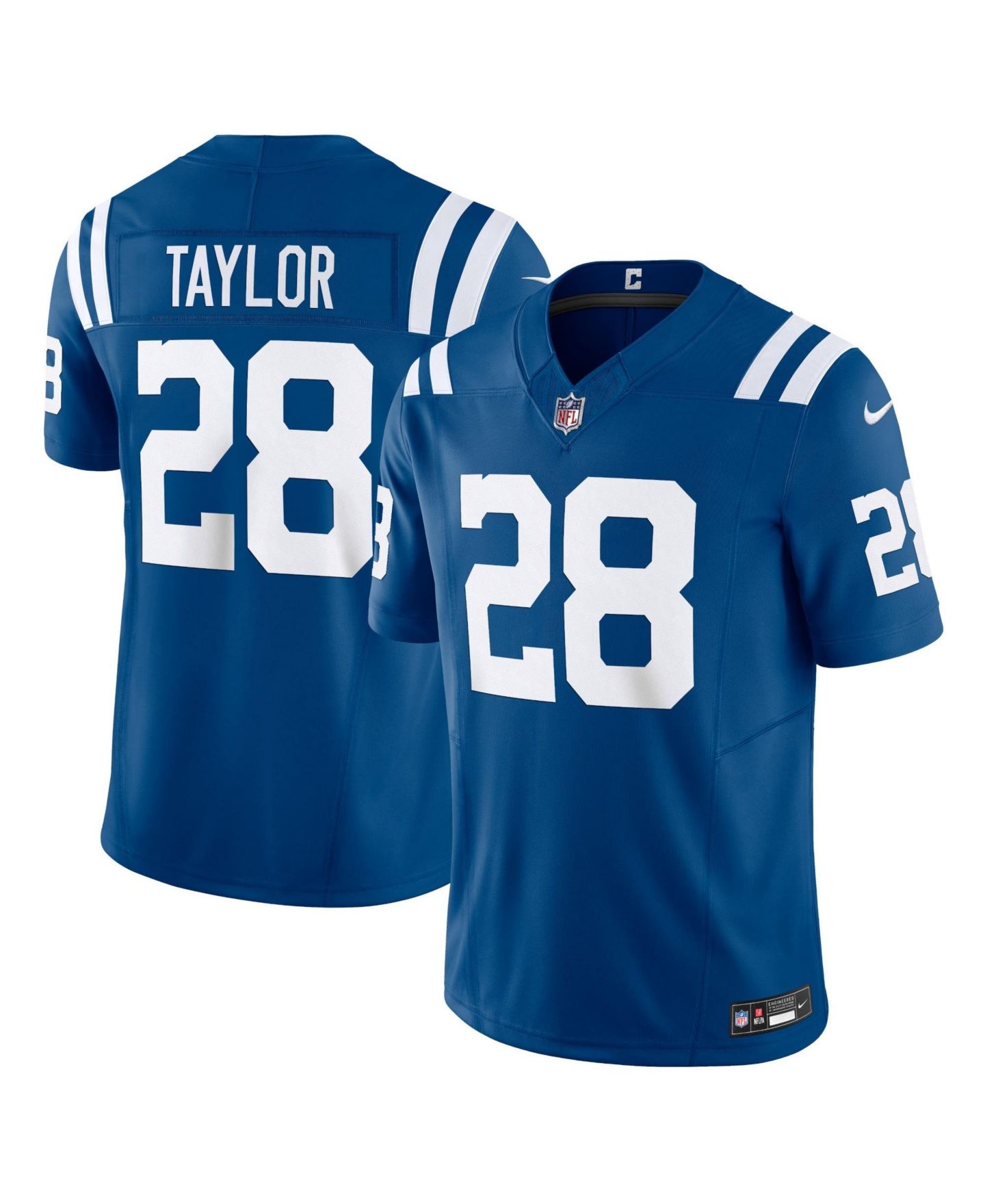 Мужской топ Nike Jonathan Taylor Indianapolis Colts Vapor F.U.S.E. Limited Jersey, цвет: Королевский синий — фото 1