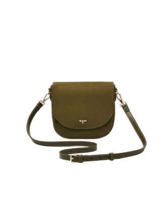 Beth Faux Suede Saddle Bag