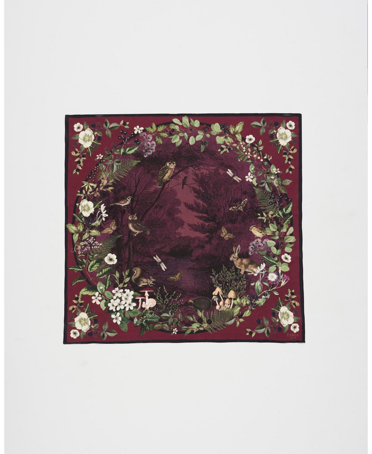 Fable England Women's Orla Narrative Medium Square Scarf