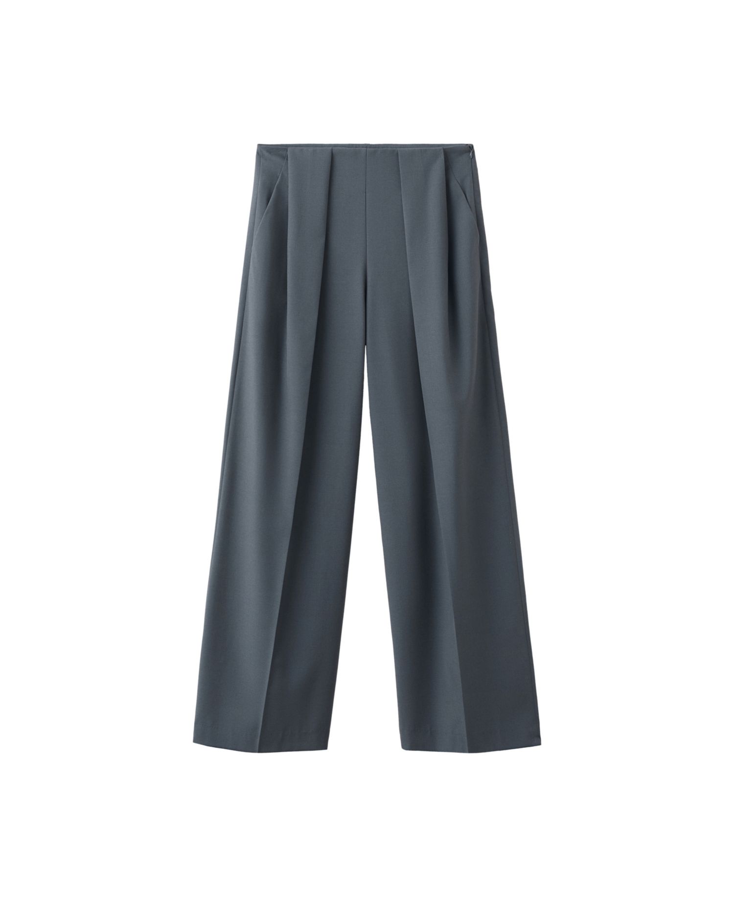Women's Straight-Fit Pleated Pants