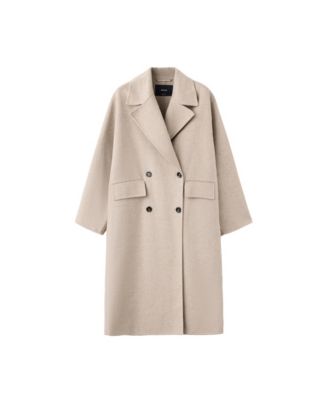 Women's Wool-Blend Double-Breasted Coat