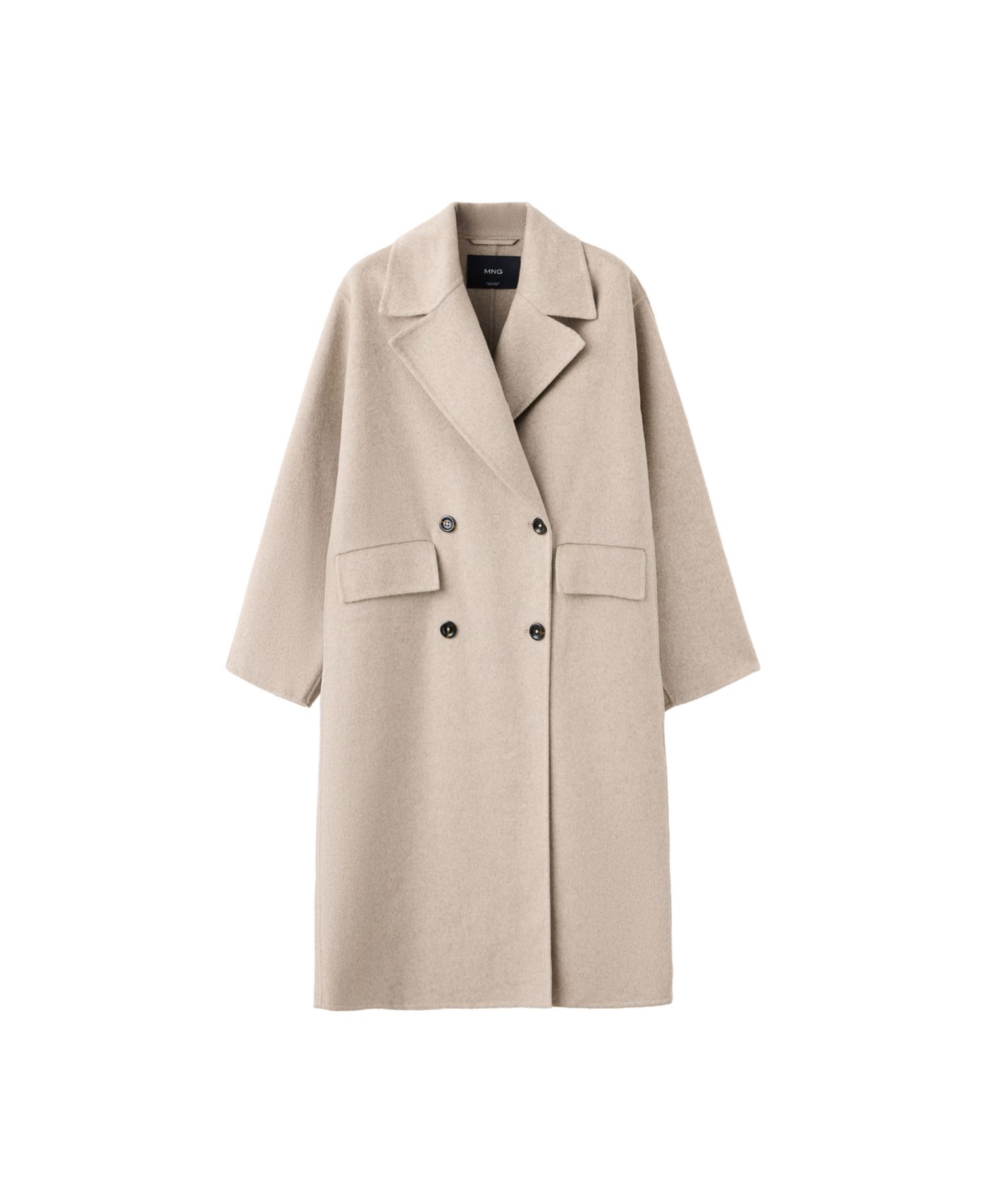 Women's Wool-Blend Double-Breasted Coat