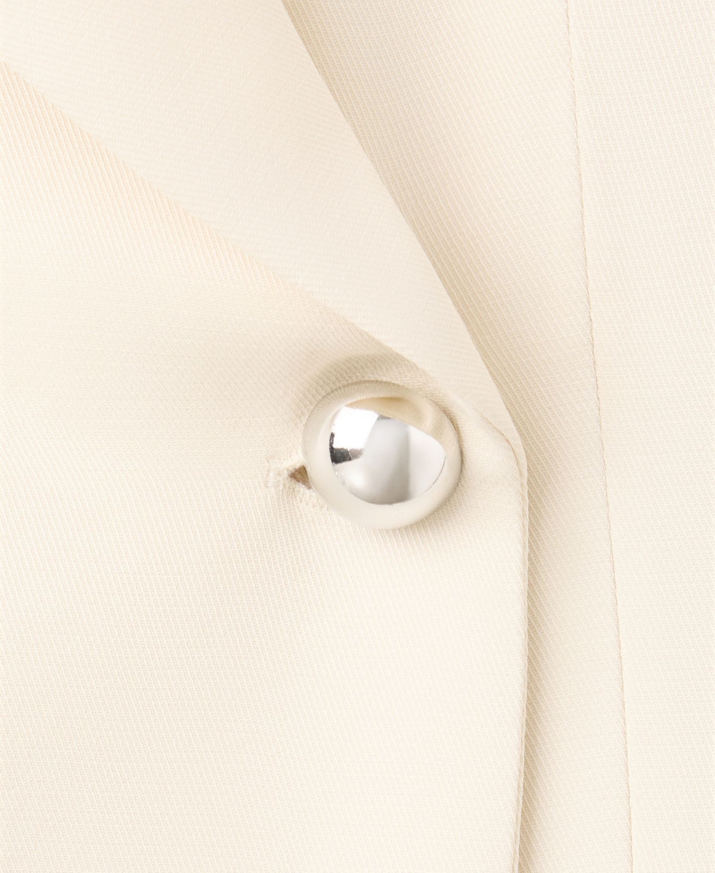 Женский пиджак MANGO Notch Lapel Lined Suit Blazer, цвет: Ванильный — фото 2