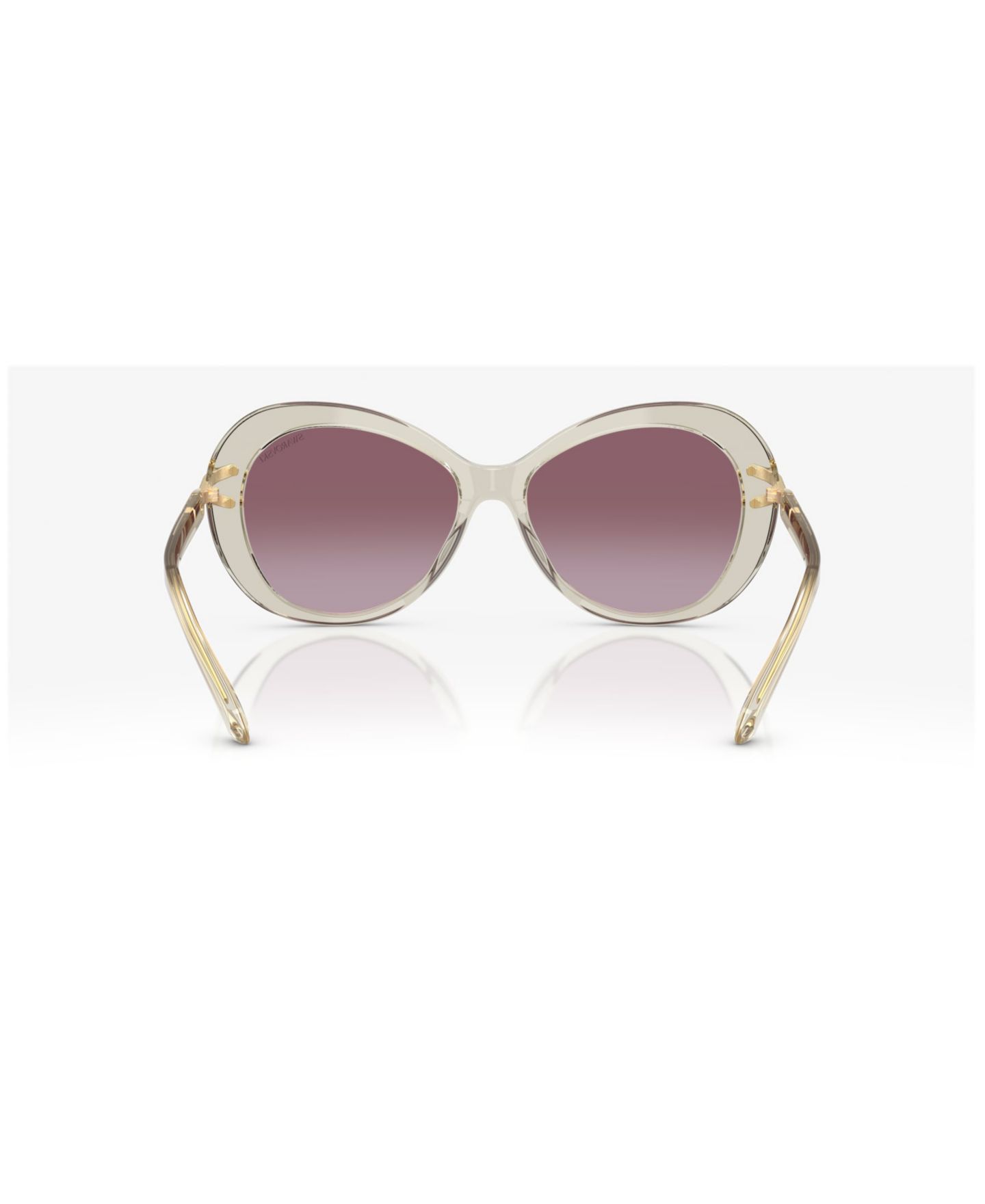 Женские солнцезащитные очки Swarovski Sunglasses, SK6026, цвет: Чёрный — фото 10
