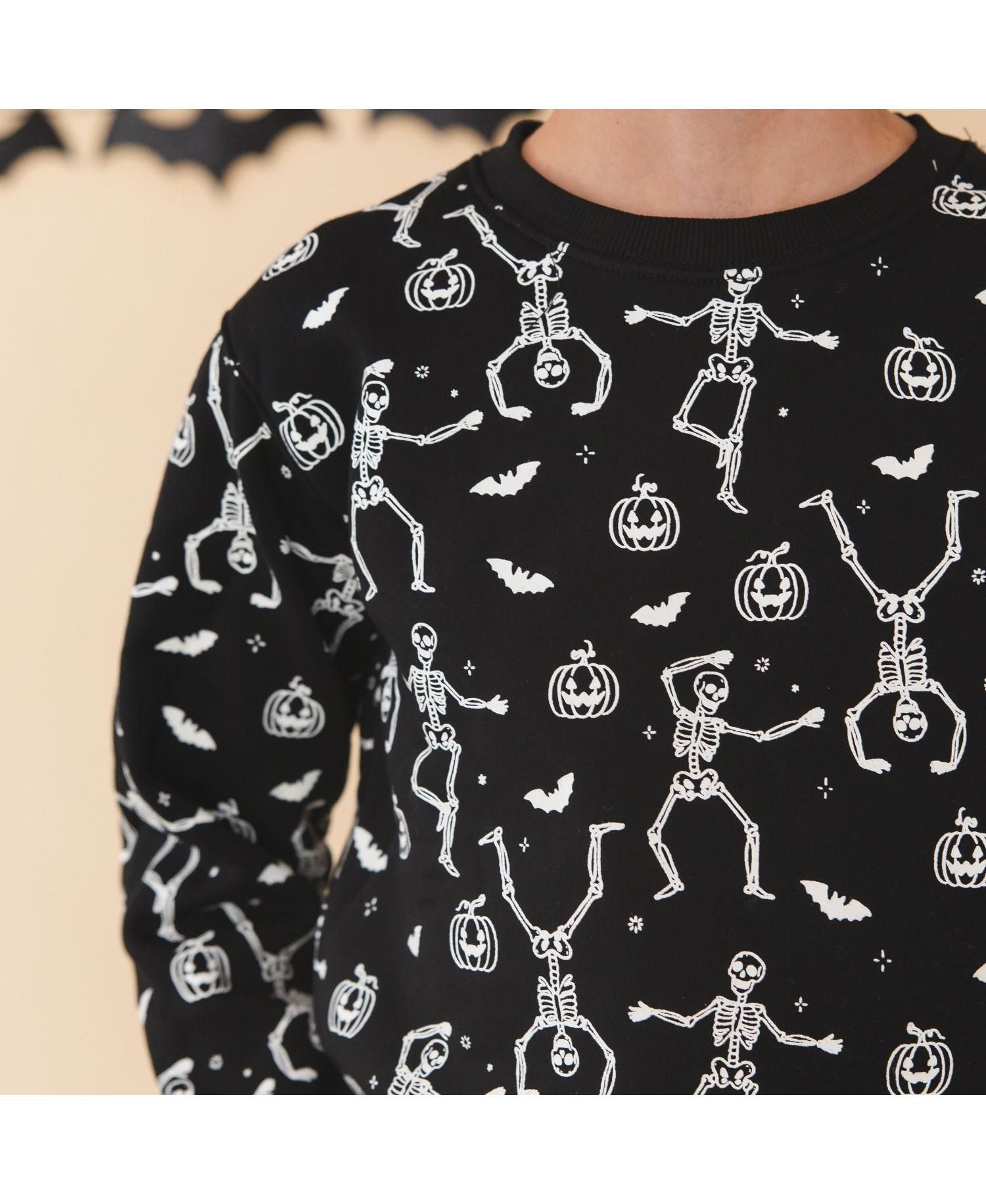Boys' 4-20 Glow-in-the-Dark Halloween Long-Sleeve Sweatshirt