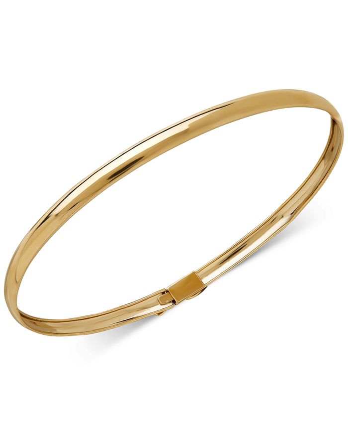 Children's Flex Bangle Bracelet in 14K Gold - Yellow Gold