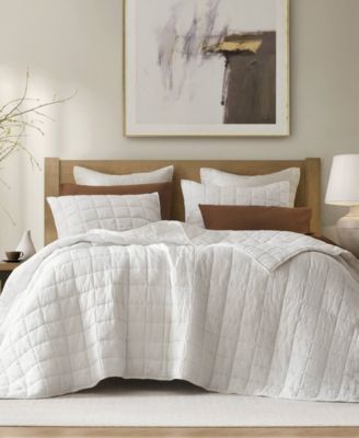 French Flax Linen Garment Washed Quilt Sets