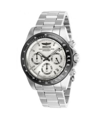 Speedway 26111 Men's 39.5mm Quartz Chronograph Watch - Stainless Steel Bracelet