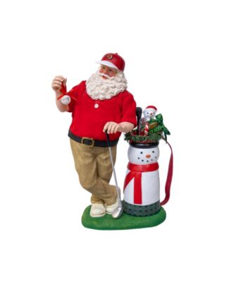 10.5" Fabrich&eacute; Golf Santa