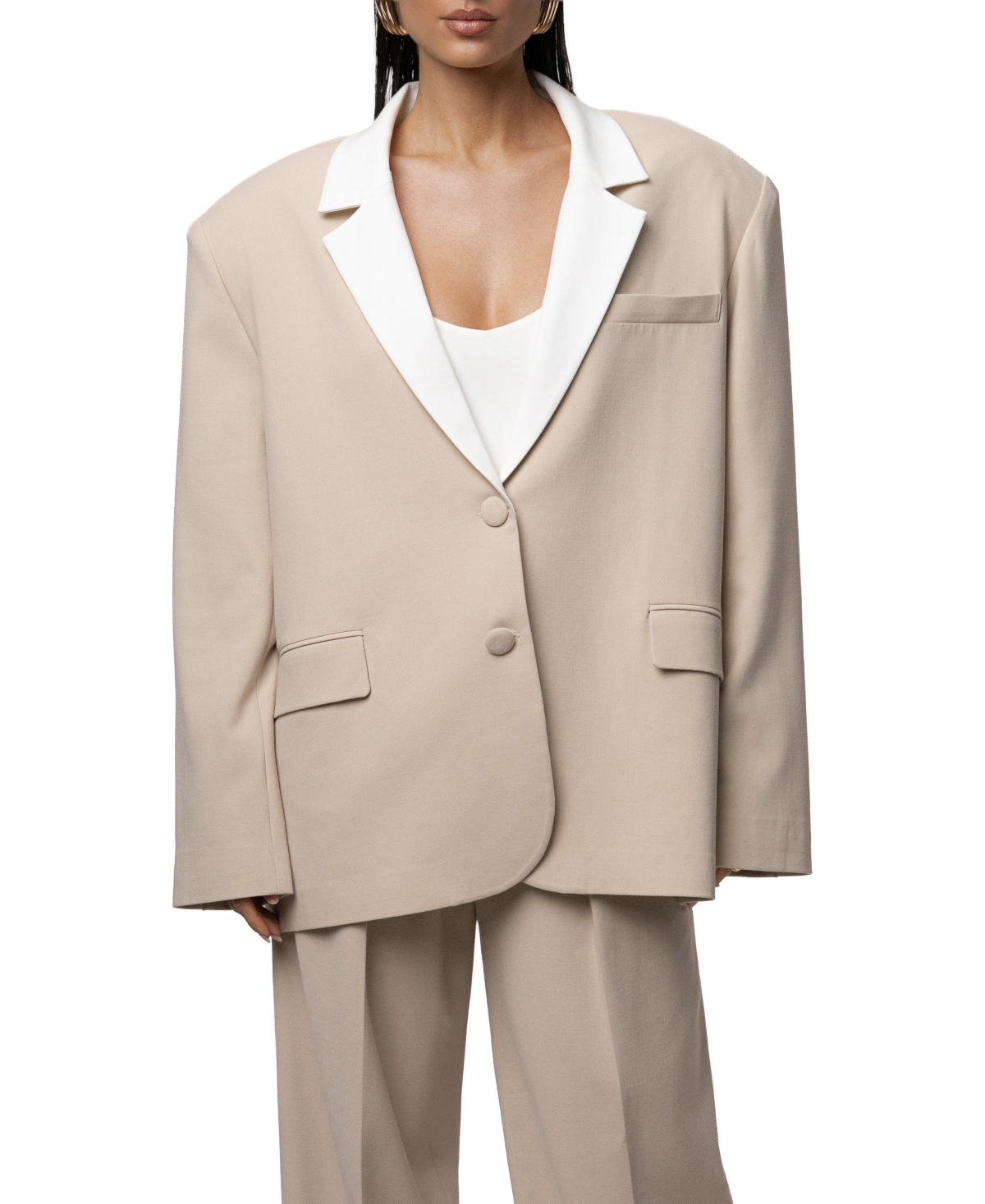 Jluxlabel Women's Command Oversized Blazer