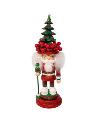 18" Hollywood Nutcrackers With Berry Pine Tree Nutcracker