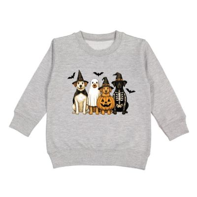 Little Boys 5-8 Halloween Puppies Sweatshirt