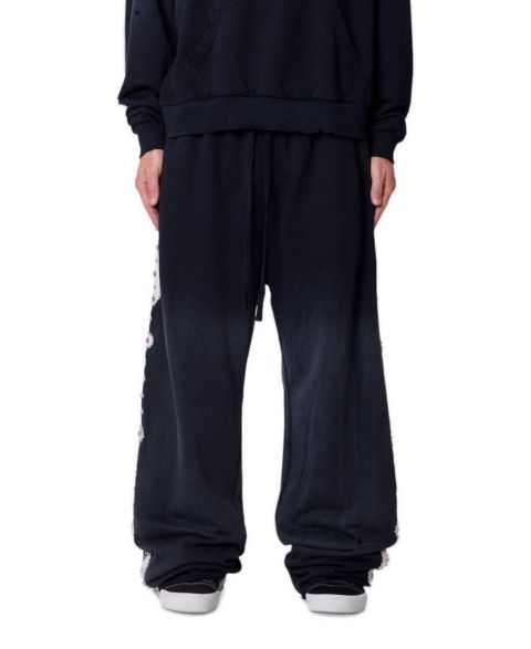 Мужские брюки mnml Mojave Oversized Faded Sun-Bleached Sweatpants, цвет: Чёрный