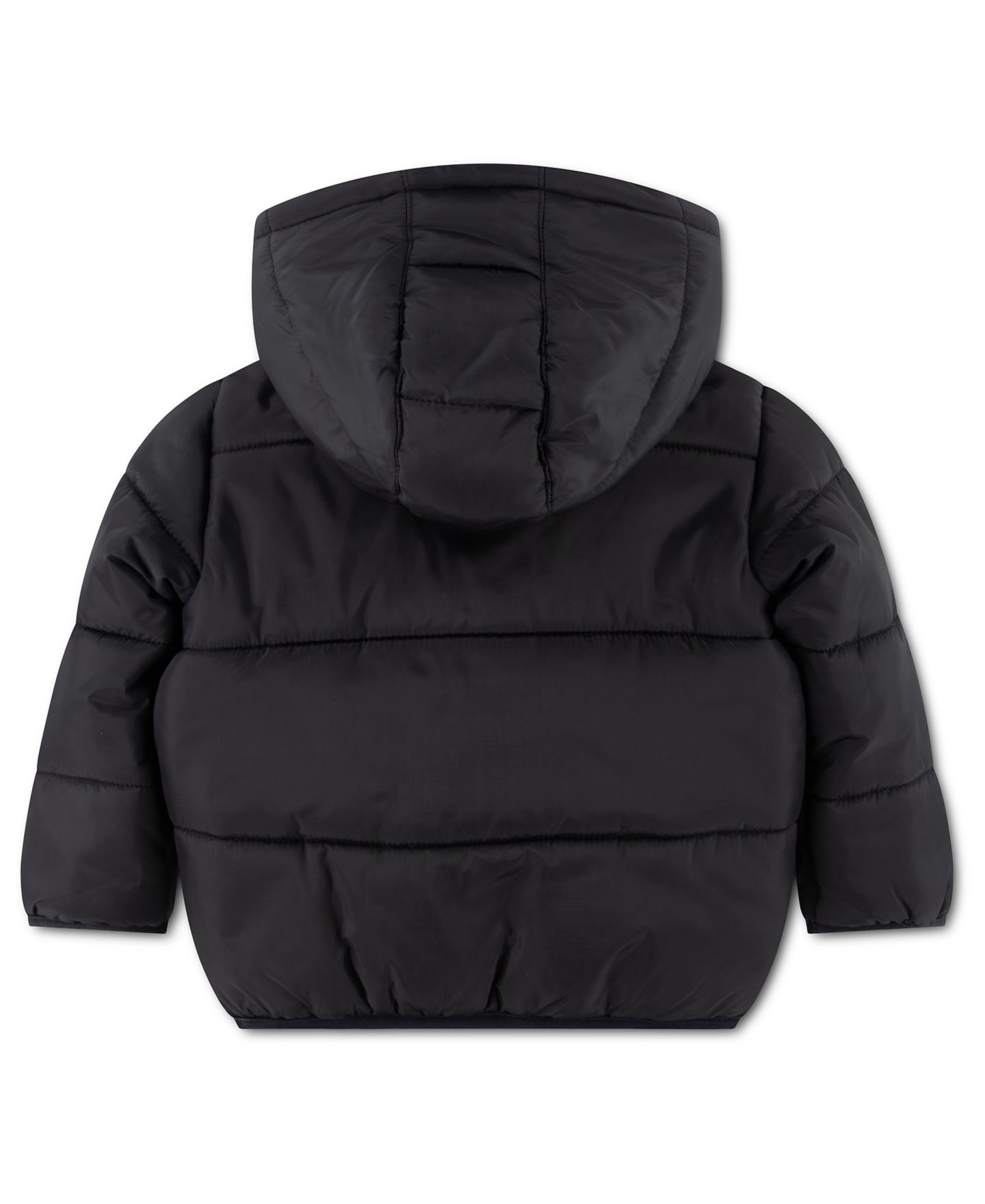 Куртка Nike Essentials Hooded Fleece-Lined Puffer Jacket для малышей, цвет: Чёрный — фото 2