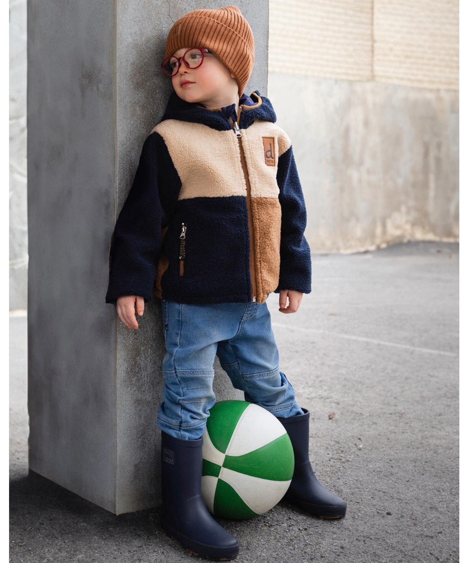 Baby Boys' Reversible Sherpa Water-Resistant Jacket