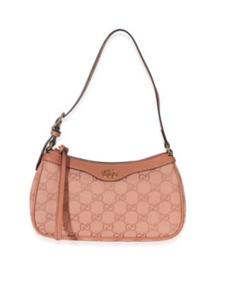 Light Pink GG Canvas Small Ophidia Shoulder Bag