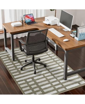 Office Chair Mat Hardwood Floor Protector Easy Glide Nonslip Washable