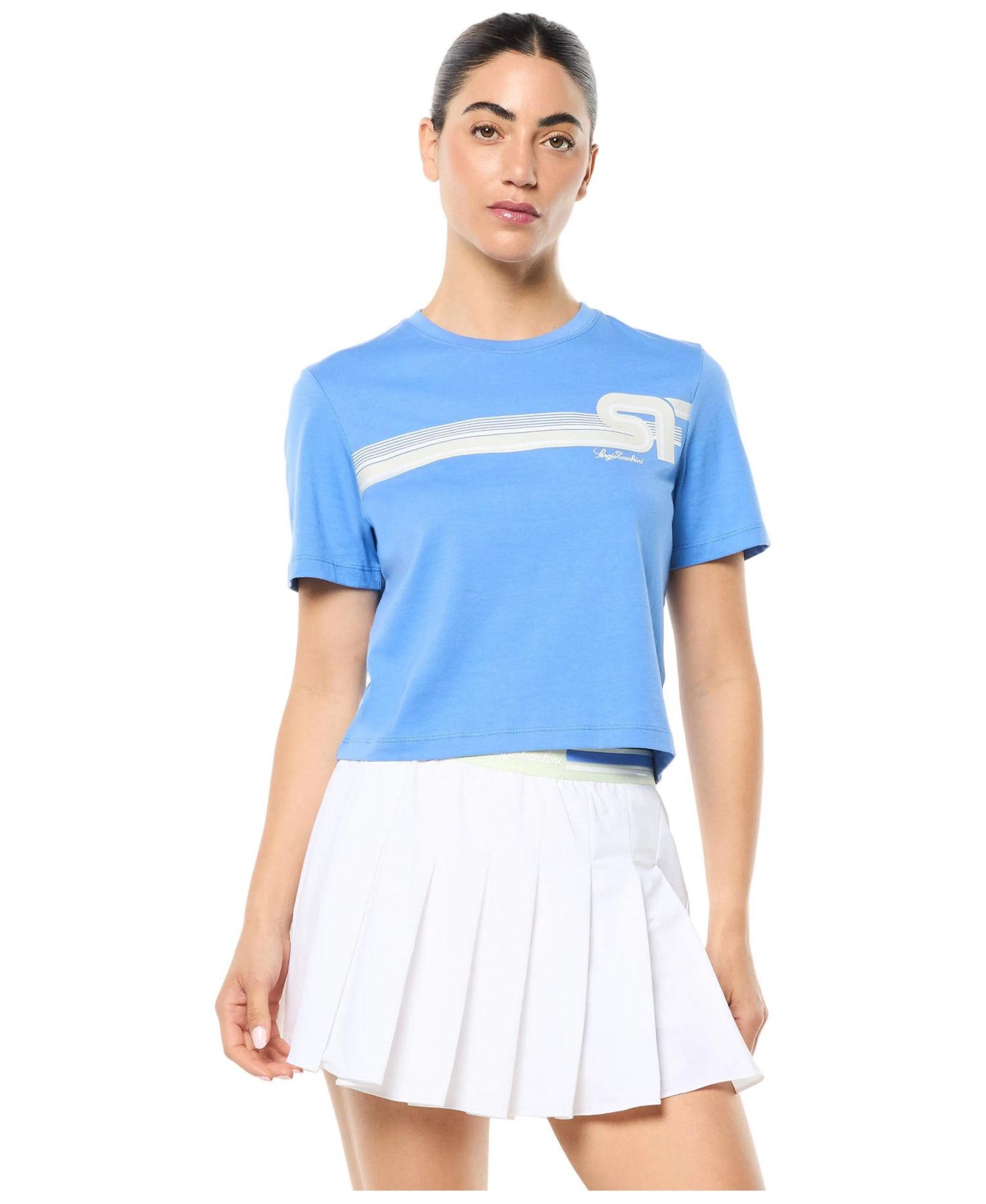 Women's Corsa Cropped Crewneck T-Shirt