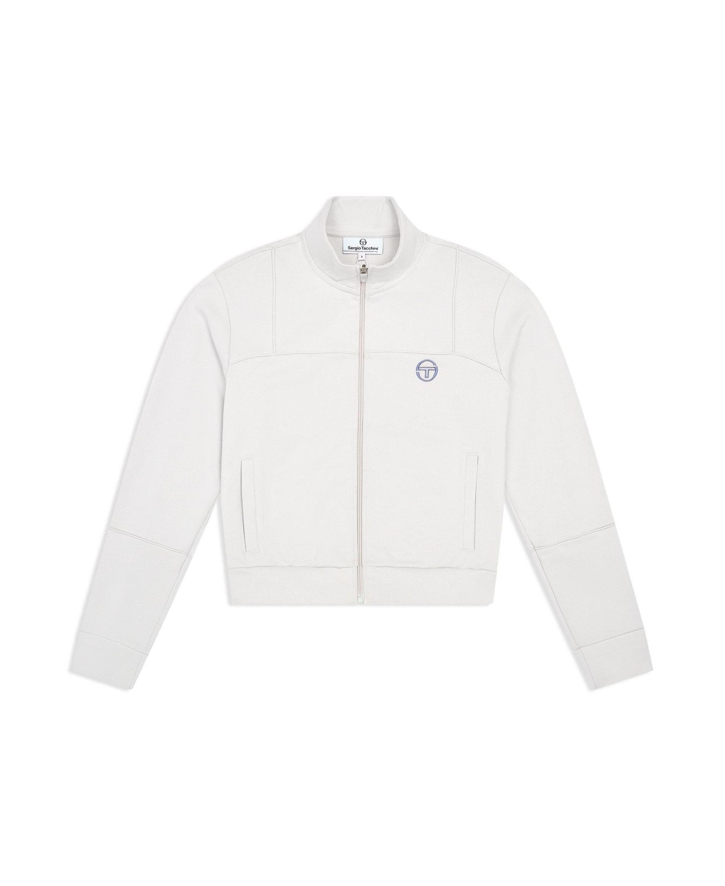 Женская куртка Sergio Tacchini Lineo Mock-Neck Premium-French-Terry Track, цвет: Ледяной — фото 5