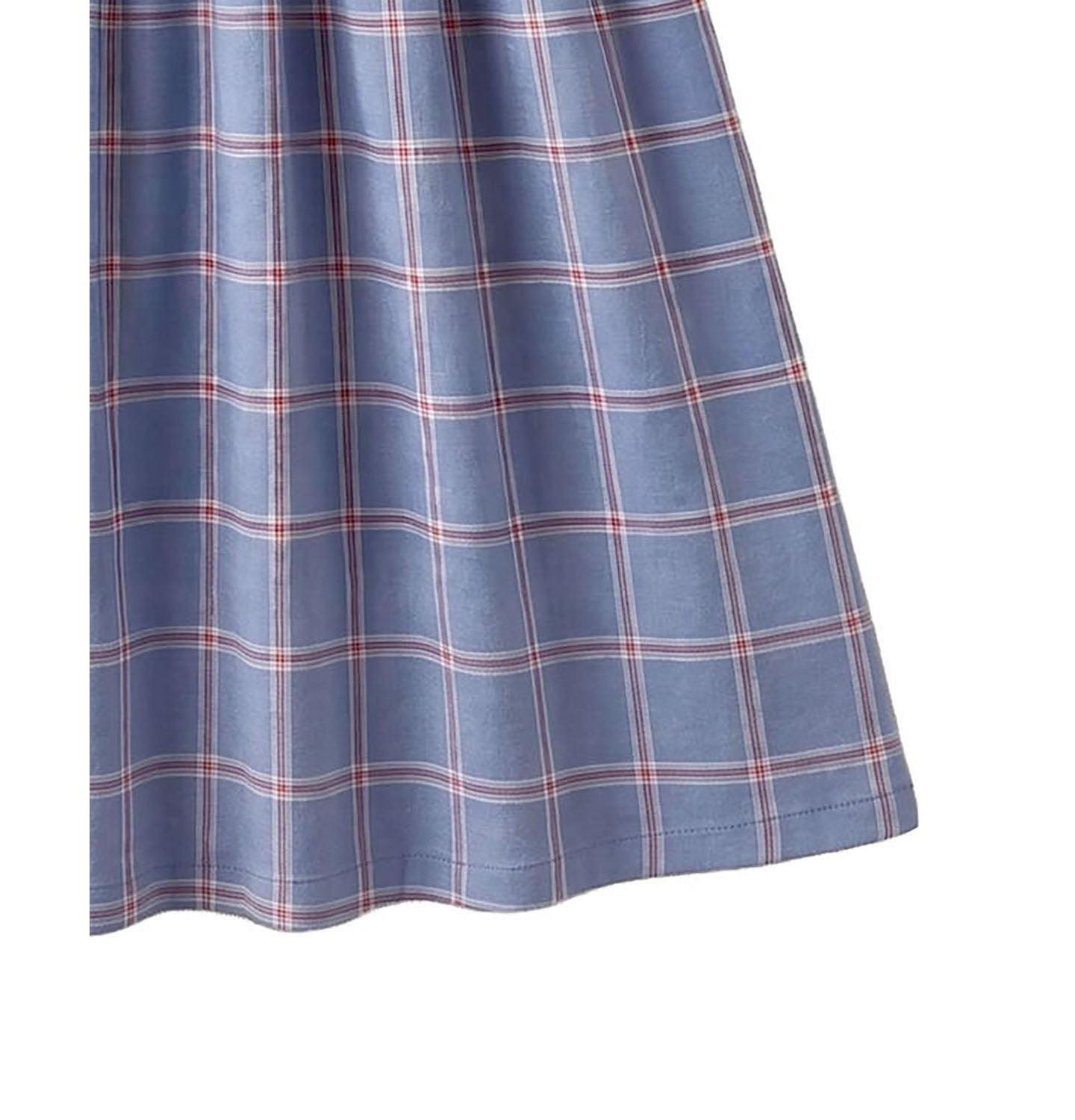 Платье Hope & Henry Fit & Flare Open-Back Dress для девочек-малышей, цвет: Клетчатый — фото 3