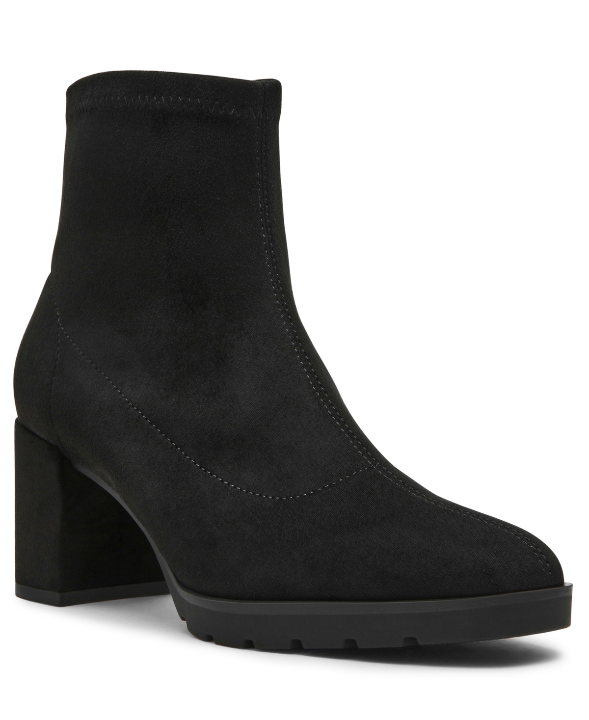 Anne Klein Women's Gabi Block Heel Square Toe Dress Booties