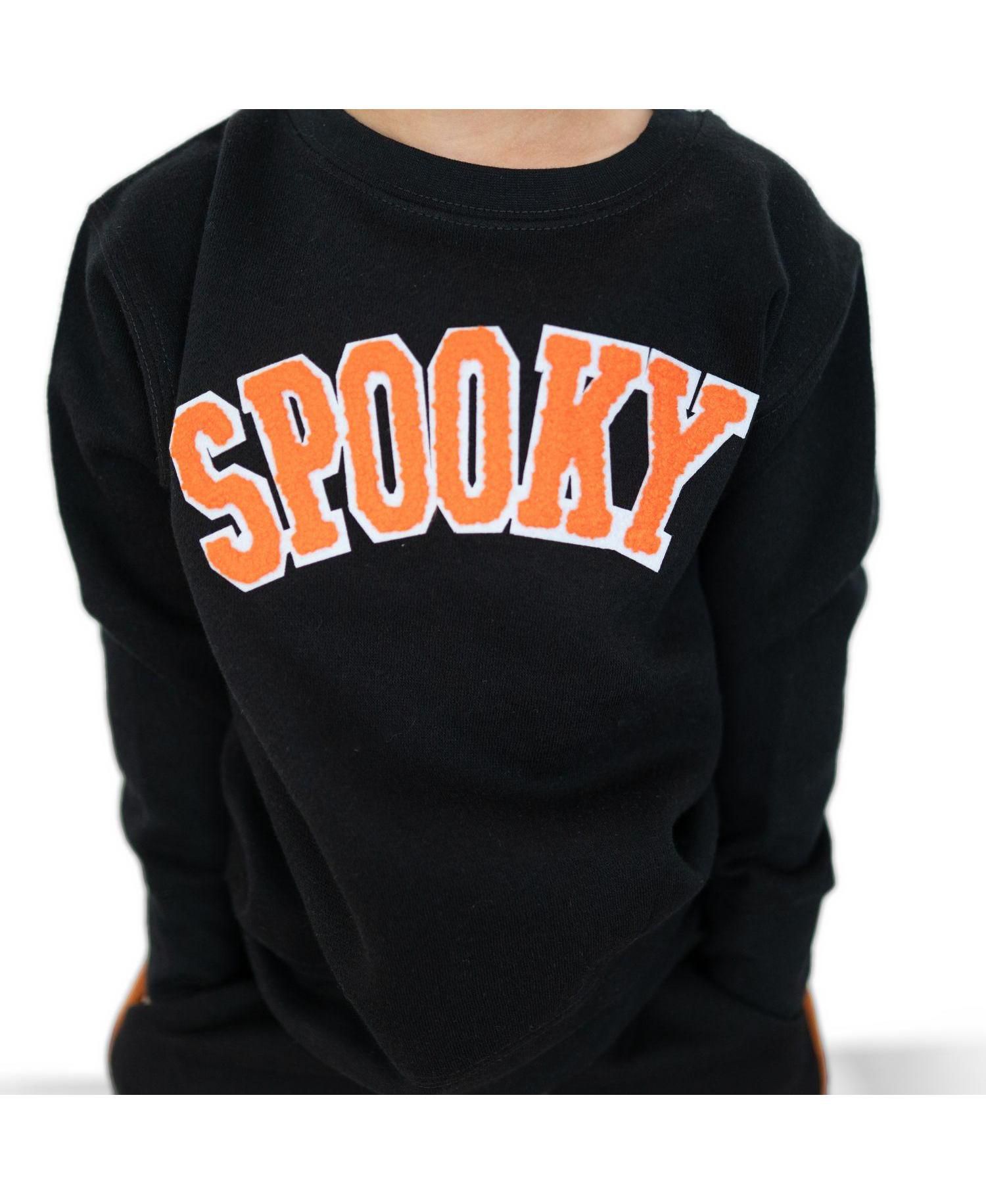 Little Boys ( 5 to 8 ) Spook Patch Halloween Sweatshirt
