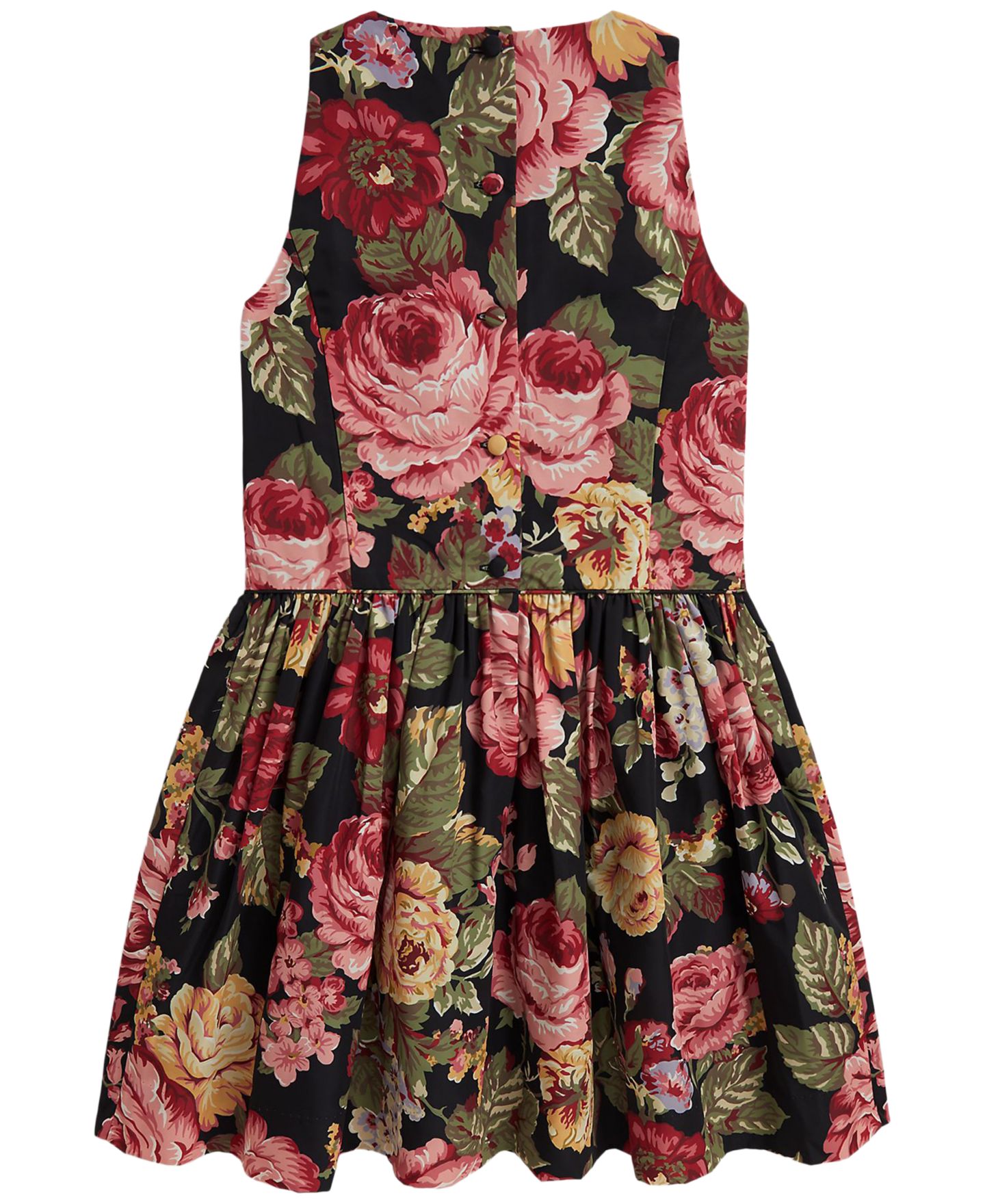 Платье Polo Ralph Lauren Floral Fit-and-Flare Dress для девочек, цвет: С принтом — фото 5