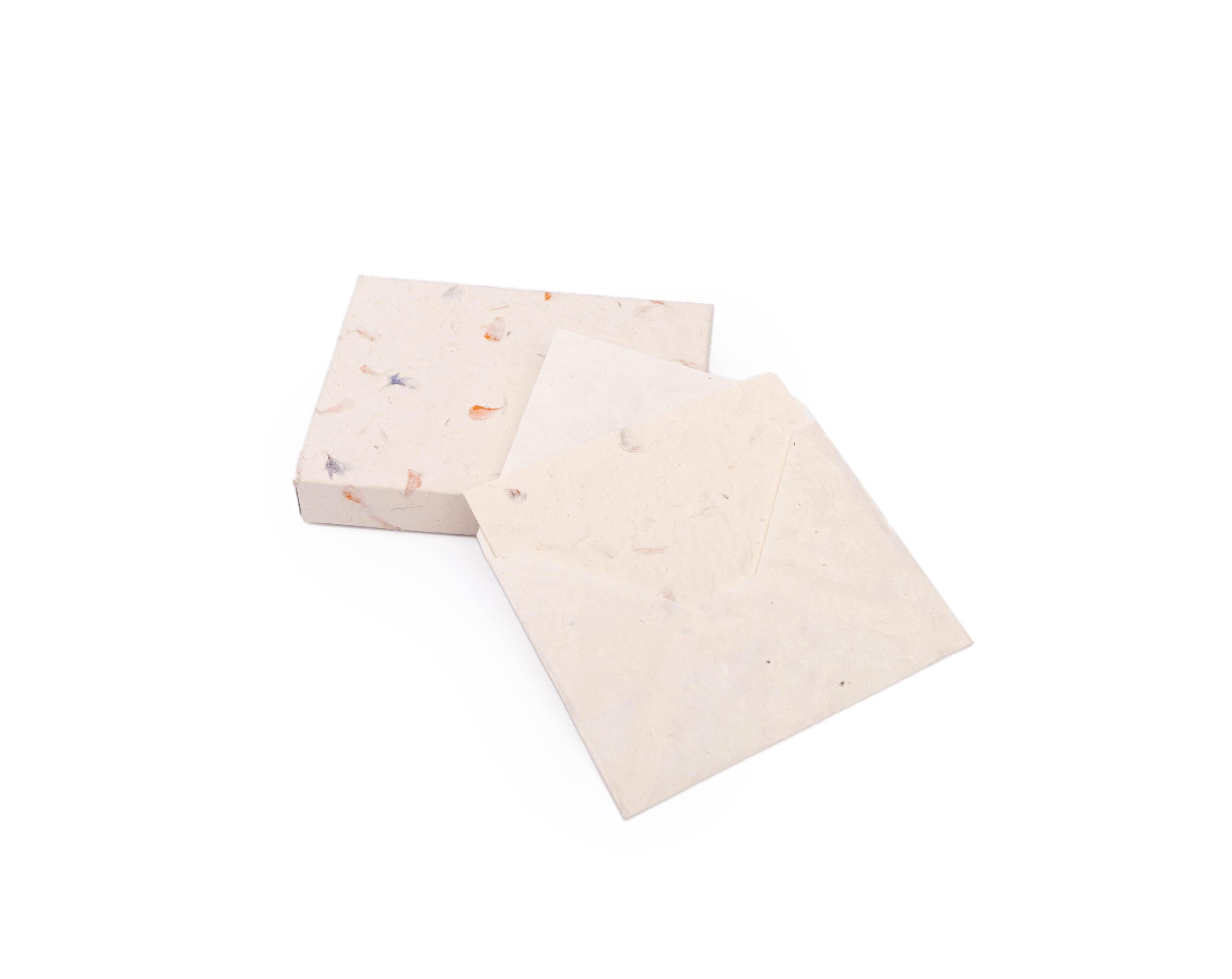 Danrong Handcrafted Nepalese Lokta Paper Greeting Card Set All Occasion Blank Note Cards