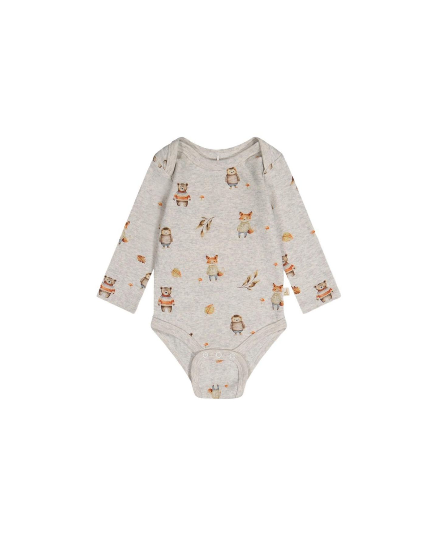 Deux par Deux Baby Boy 3M-24M Three Pack Cotton Onesie Brown Printed Hedgehogs, цвет: Коричневый с принтом — фото 4