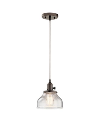 Avery 8" Wide Olde Bronze Bell Mini Pendant Light