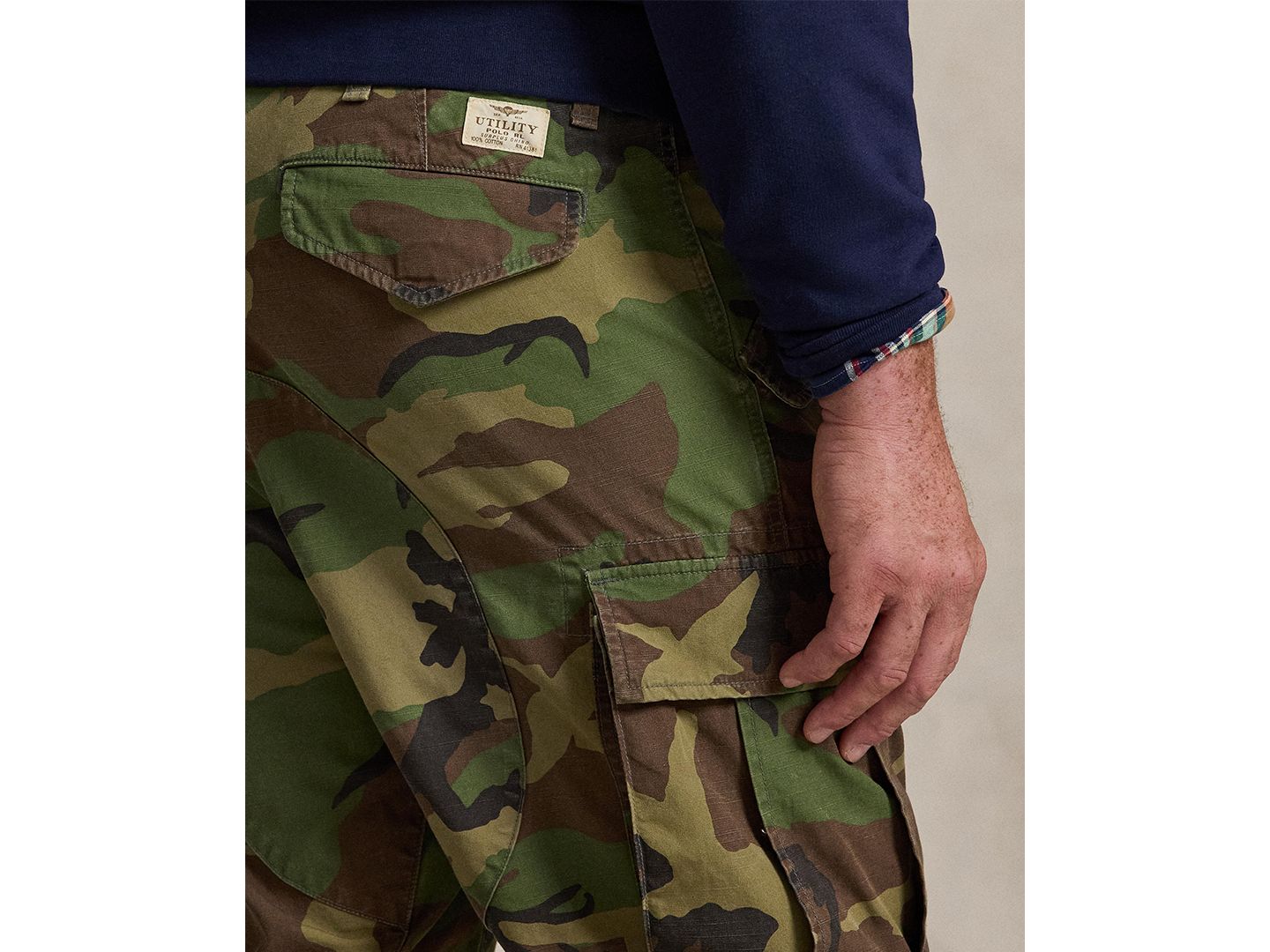 Мужские брюки-карго Polo Ralph Lauren Big & Tall камуфляжные, цвет: Камуфляжный — фото 3