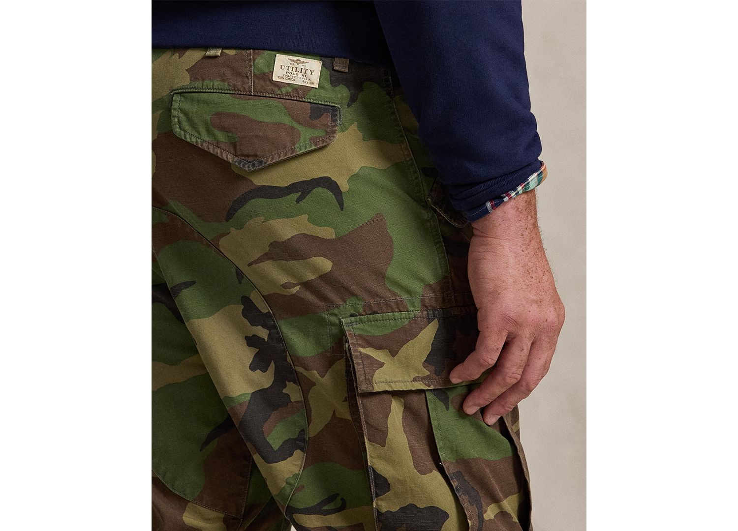 Men's Big & Tall Camo Cargo Pants