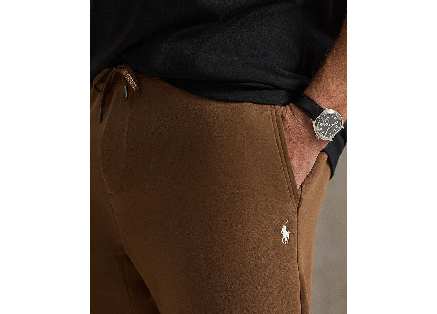 Men's Big & Tall Double-Knit Jogger Pants