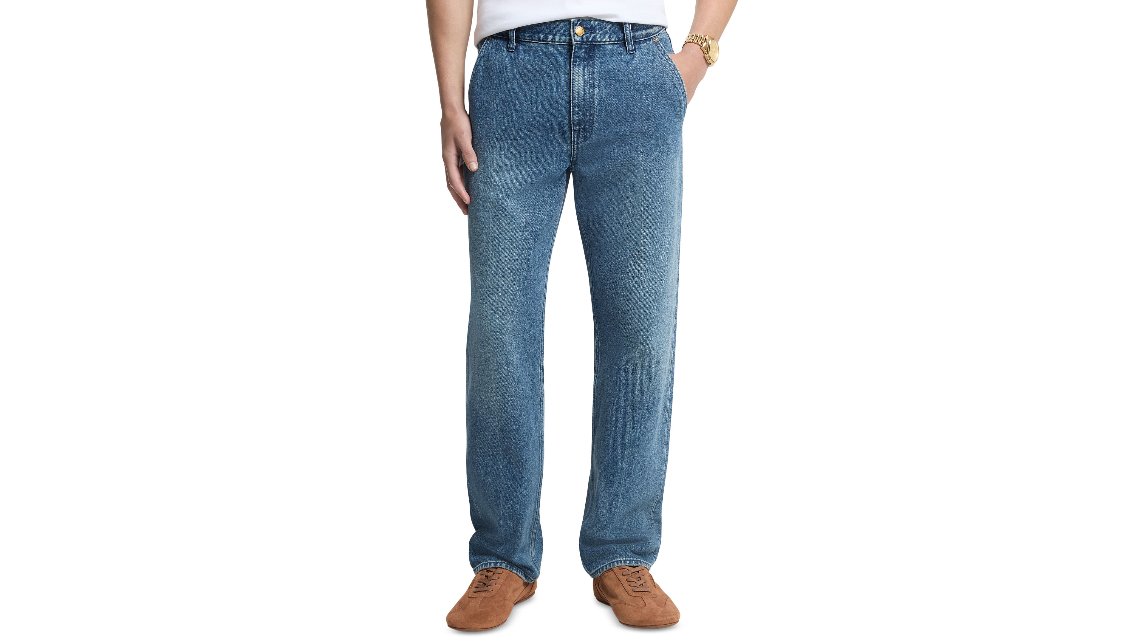 Michael Kors Men's Finn Straight-Leg Front Crease Jeans, Created for Macy's