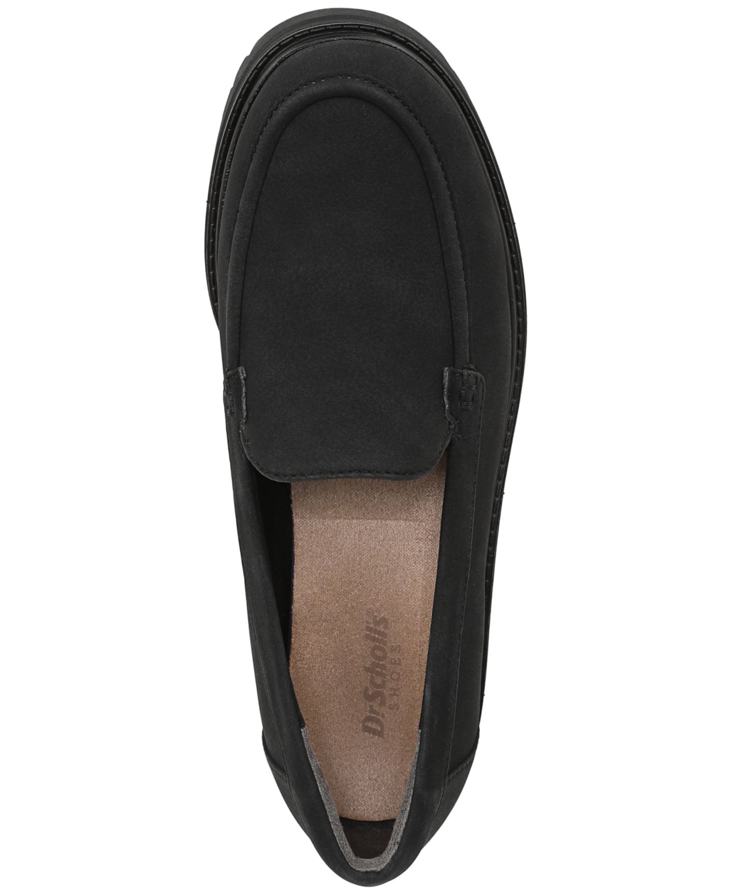 Женские туфли Dr. Scholl's Bring Love Lug Sole Faux Leather, цвет: Чёрная искусственная кожа — фото 4