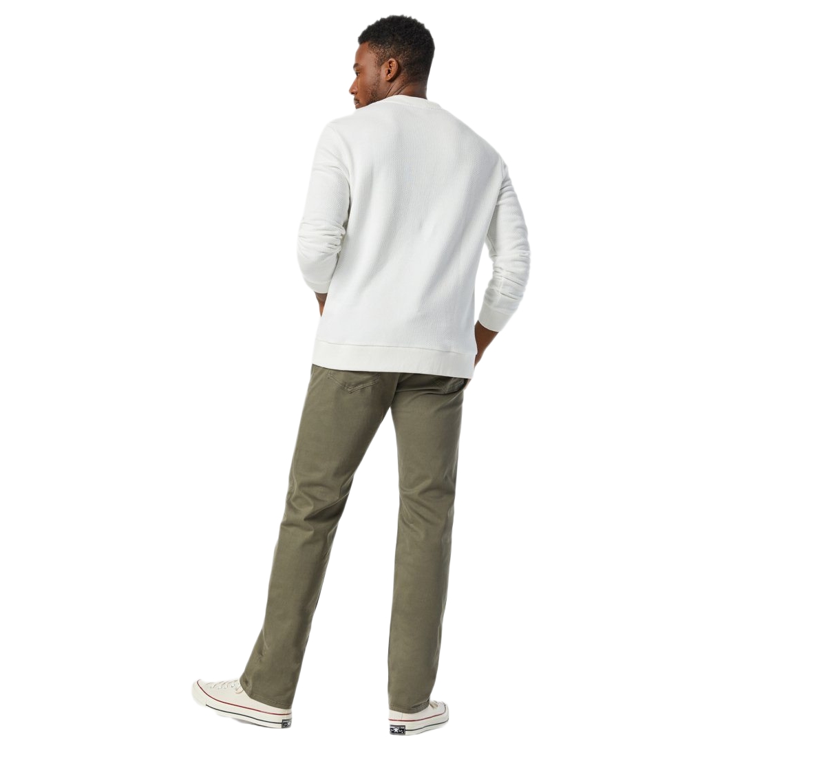 Mavi Jeans Men's Zach Straight-Leg Regular Rise Twill Pants