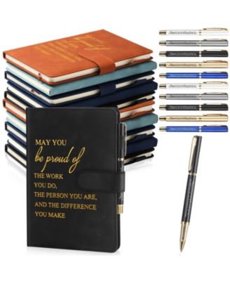 20 Pack Employee Appreciation Gift Bulk A5 Notebook Pen Set