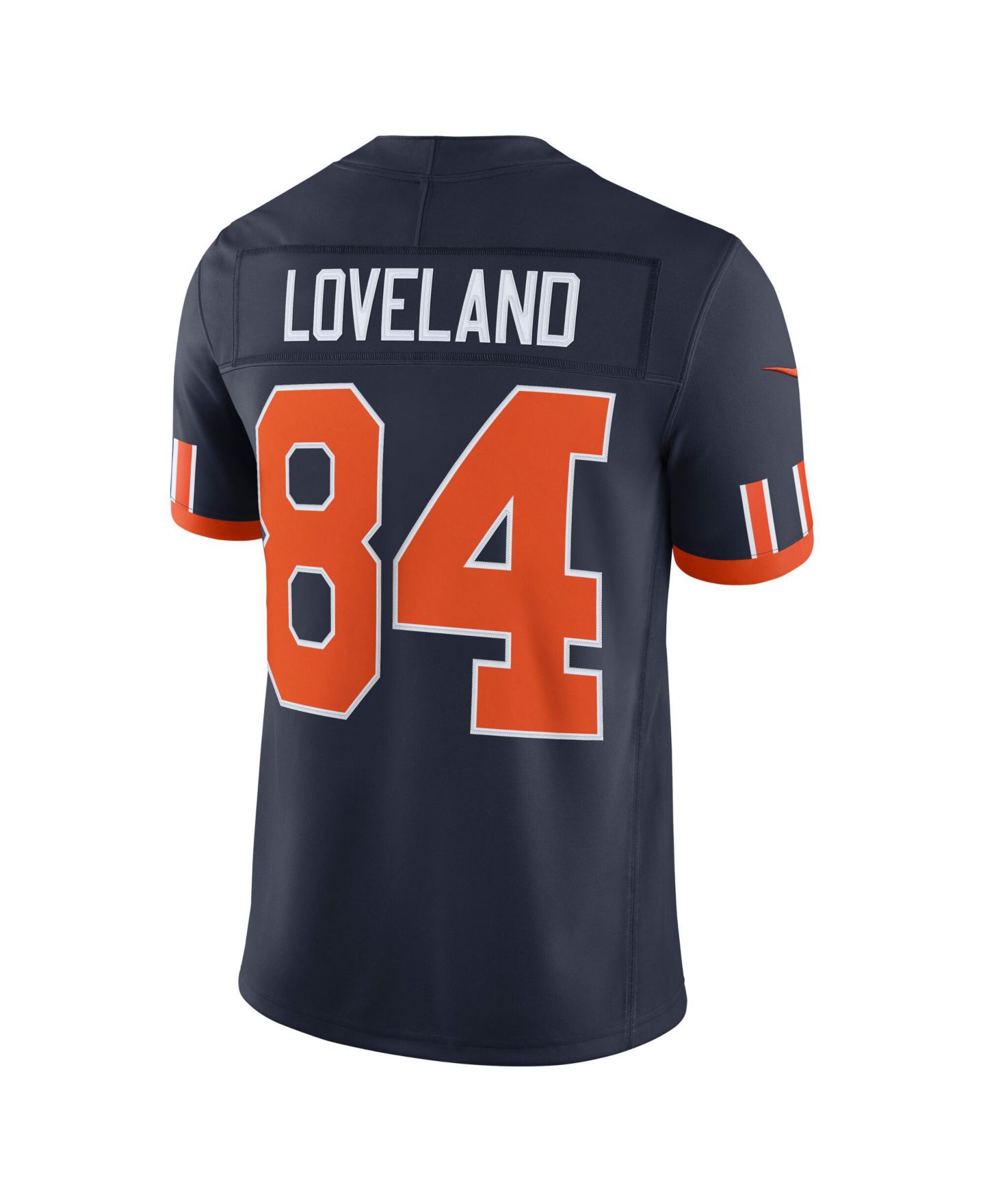 Мужской топ Nike Colston Loveland Navy Chicago Bears 2026 Rivalries Collection Vapor F.U.S.E Stitched Limited Jersey — фото 3
